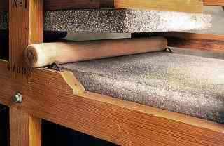 The top slab tilts.